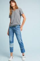 Ag Jeans Ag Ex-boyfriend Mid-rise Straight Cropped Jeans
