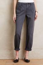 Pilcro Hyphen Pleated Chinos Dark Grey