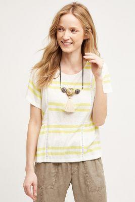 Anthropologie Hitchstripe Tee