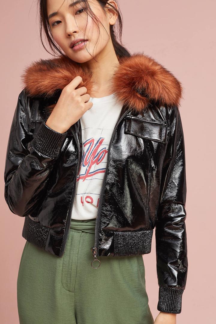 Capulet Vegan Leather Flight Jacket