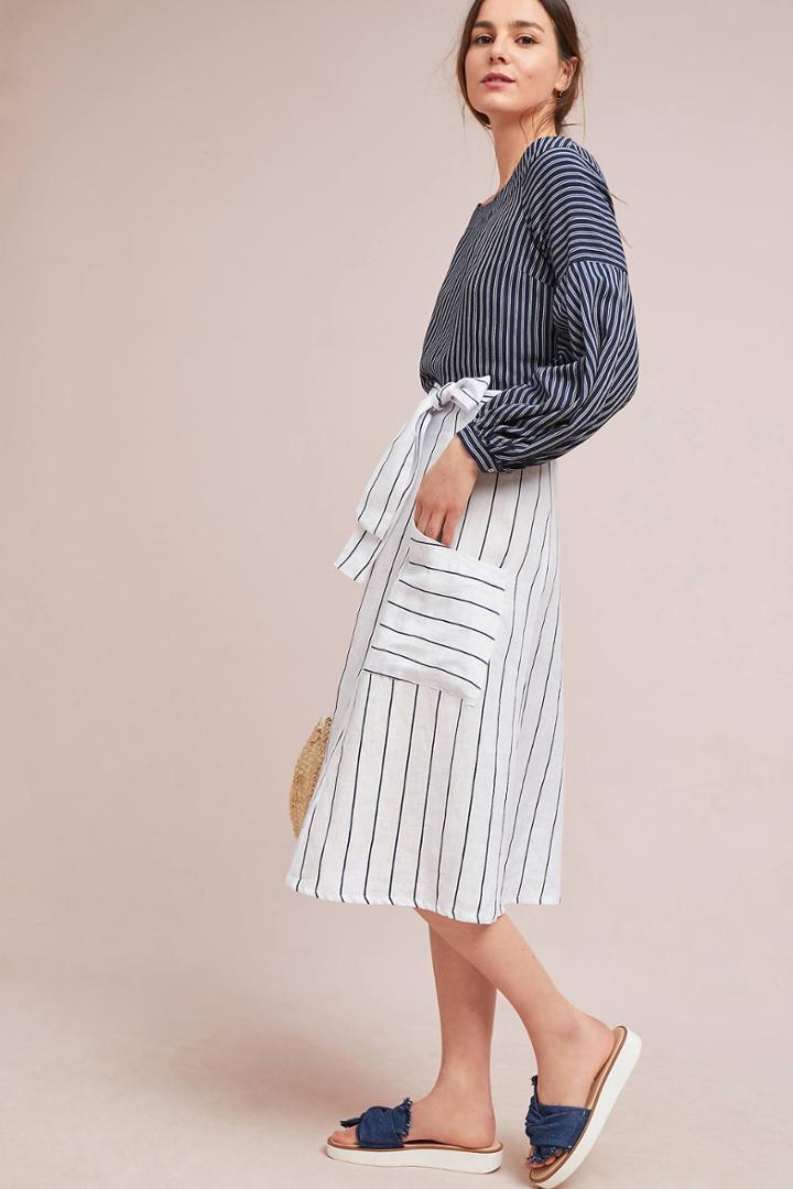 Faithfull Armada Buttoned Skirt