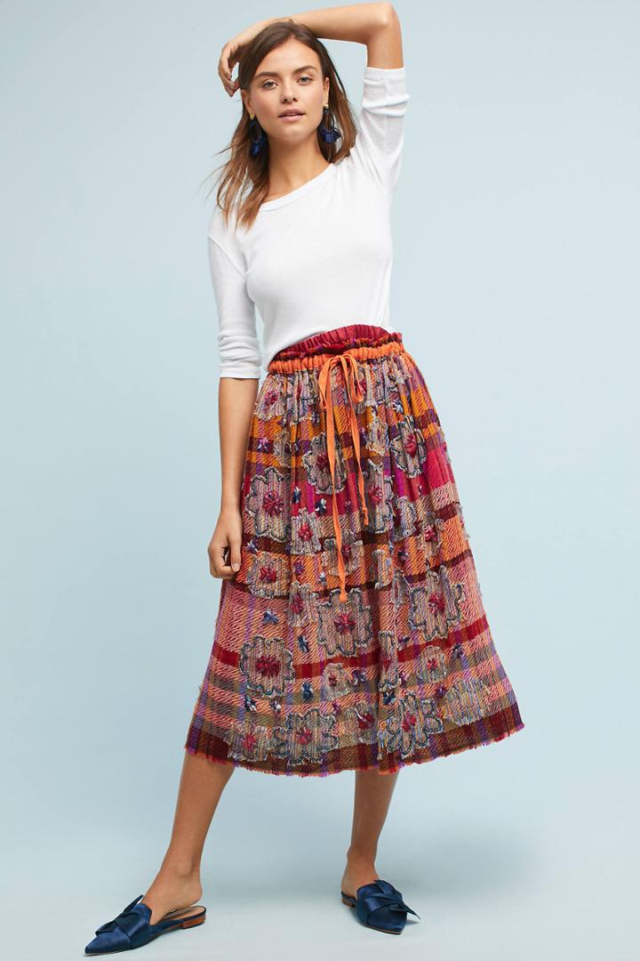 As Know As Ursa Embroidered Skirt