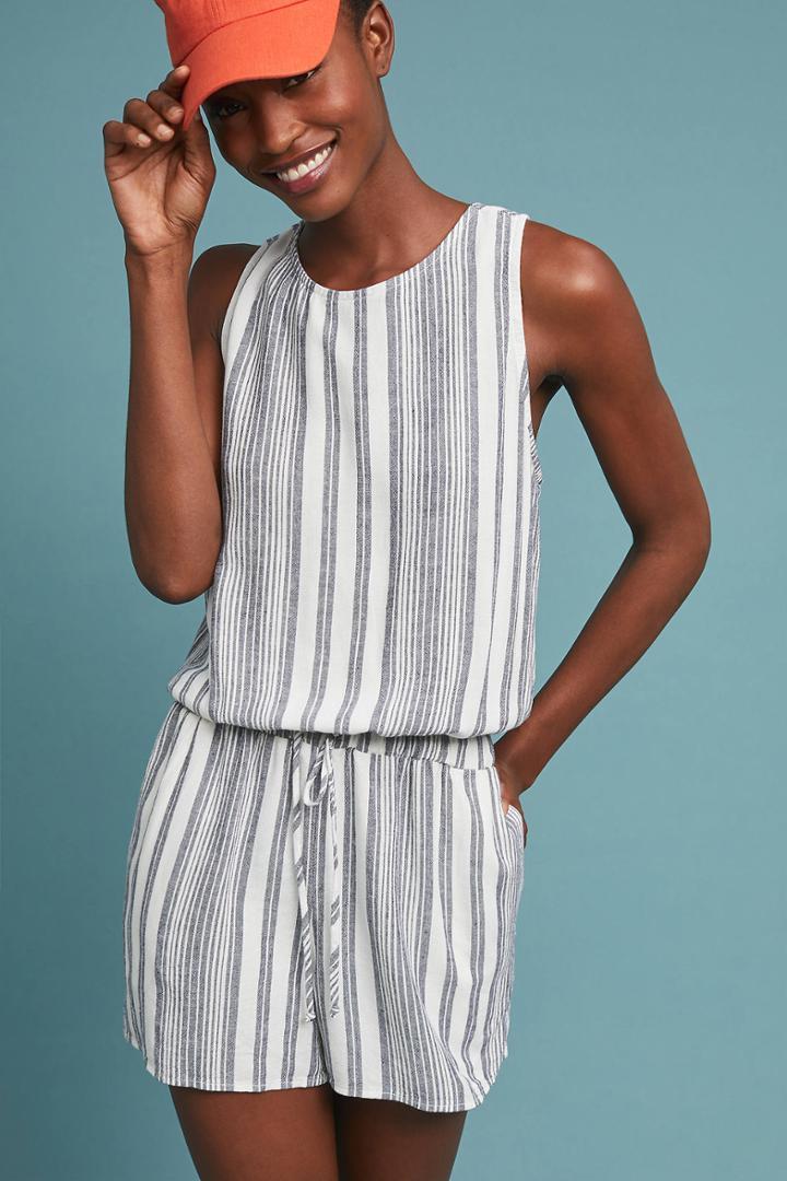 Cloth & Stone Striped Romper