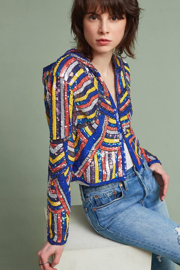 Antik Batik Bronwyn Sequin Hooded Jacket