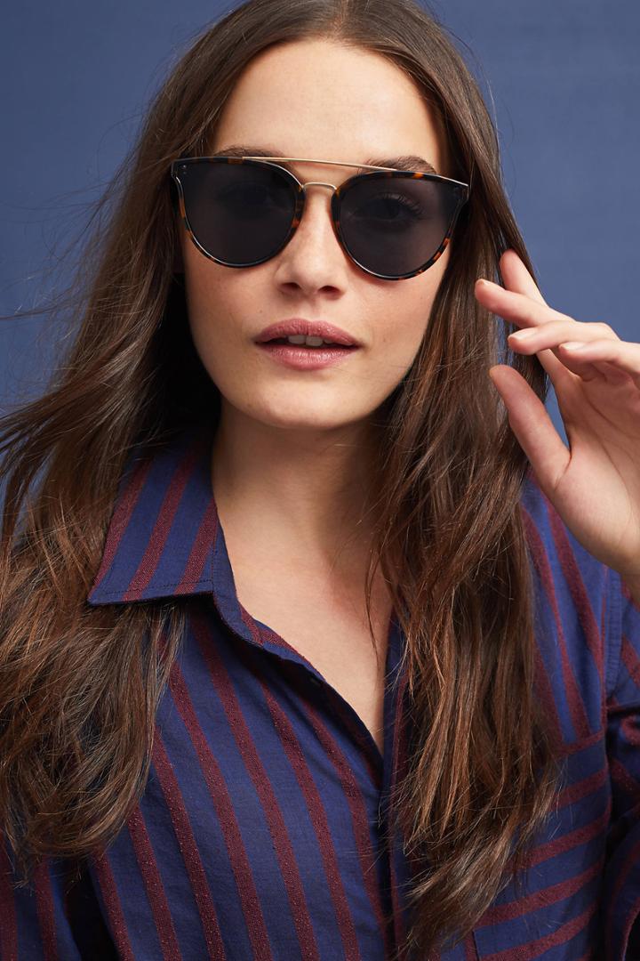 Anthropologie Brow-bar Cat-eye Sunglasses