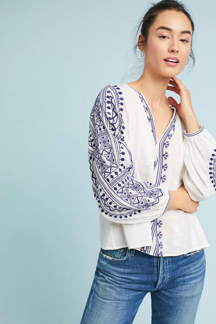 Ne Quittez Pas Newbury Eyelet Blouse