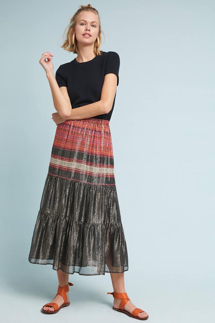 Mes Demoiselles Daramone Metallic Skirt