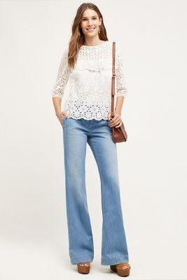 Level 99 Natasha Trousers Light Denim
