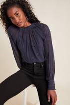 Love Sam Chelsea Embellished Peasant Blouse