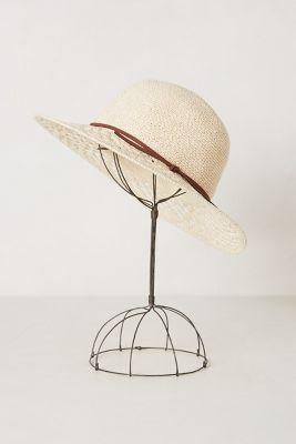Anthropologie Crocheted Sun Hat