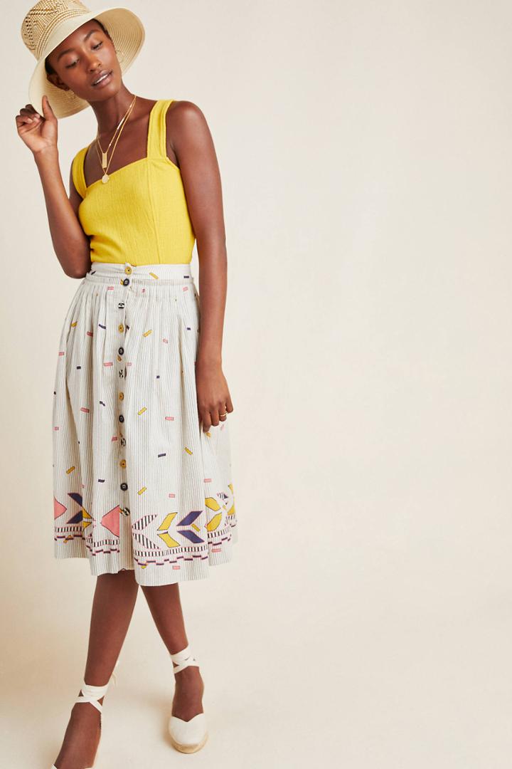 Vineet Bahl Manalie Midi Skirt