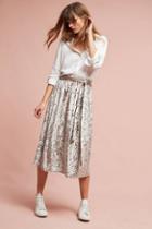 Seen Worn Kept Velvet Tie-waist Midi Skirt