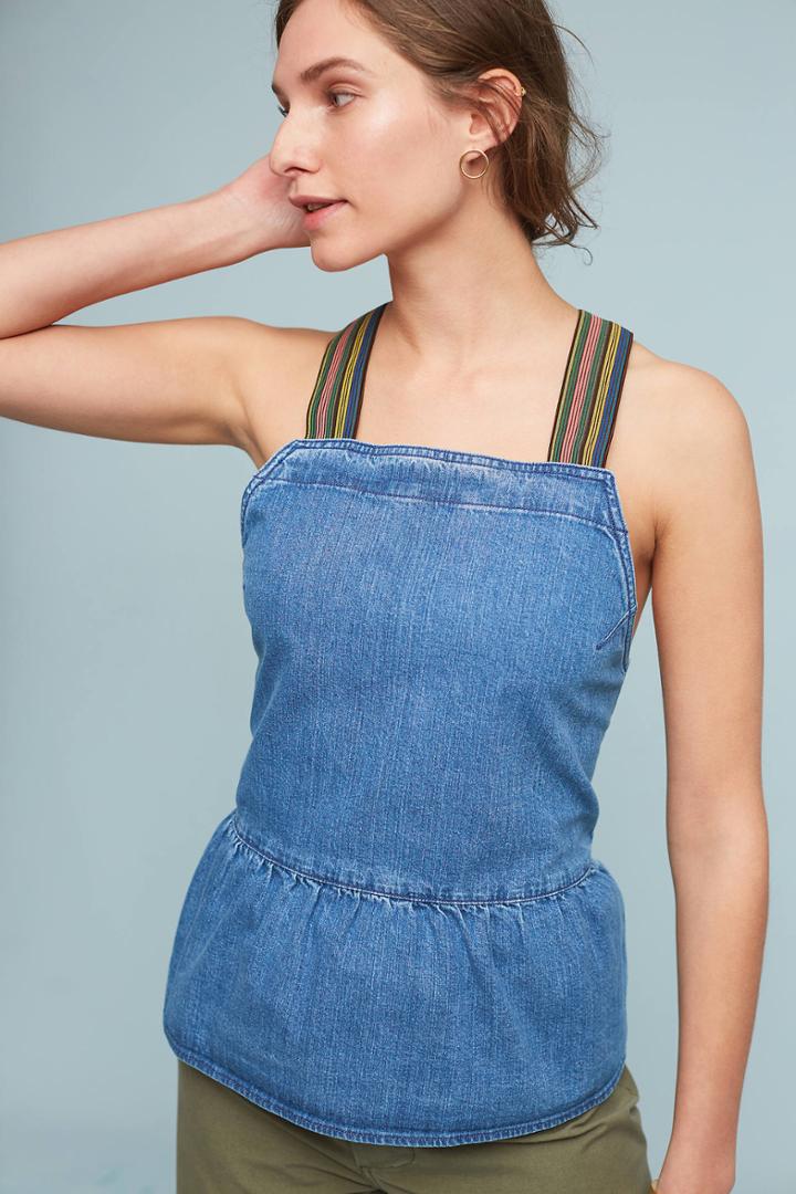 M.i.h. Denim Suspender Top