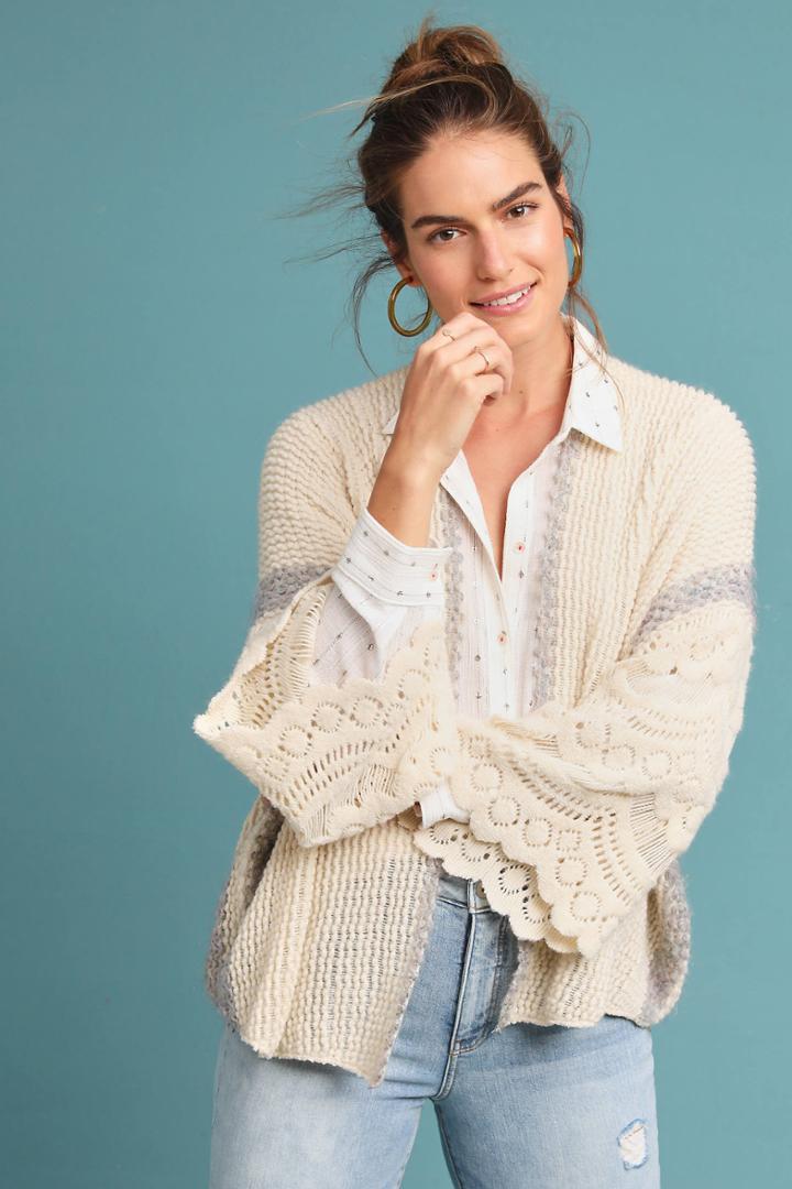 Anthropologie Rosanna Crocheted Kimono