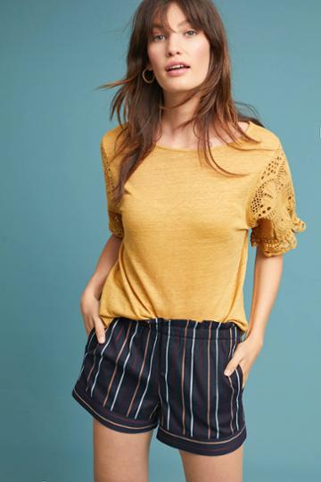 James Coviello Cimiez Eyelet Top