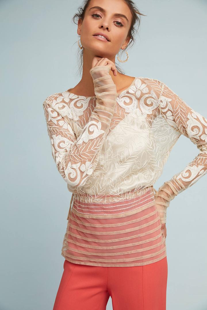 Intropia Karsavina Lace Blouse