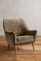 Anthropologie Slub Velvet Rivona Chair