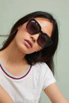 Anthropologie Audrey Ombre Square Sunglasses