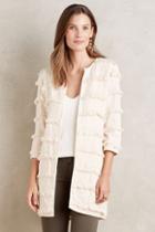 Harlyn Fringe-stripe Car Coat