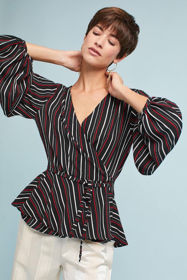 Yumi Kim Allie Silk Wrap Top