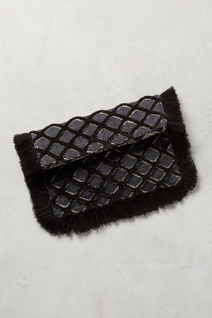 Anthropologie Evenfringe Clutch