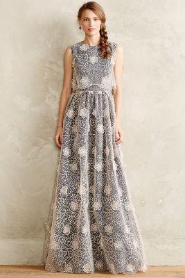 Anthropologie Cloudlace Gown