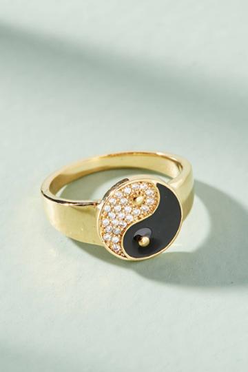 Anthropologie Yin + Yang Ring