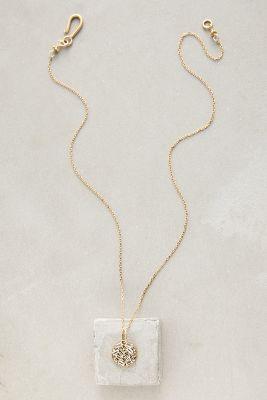Robindira Circling Topaz Pendant Necklace