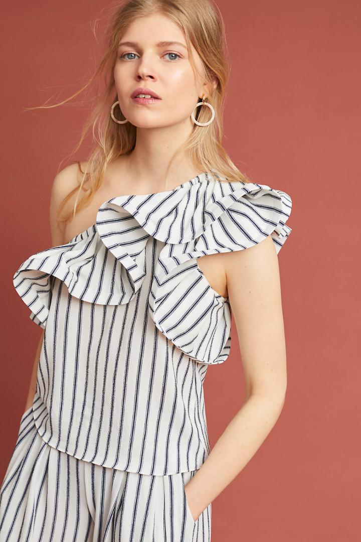 Misa Sendi One-shoulder Top