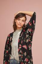 Anthropologie Mod Floral Long Kimono