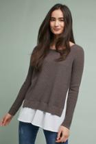Moth Skirted Waffle Knit Top