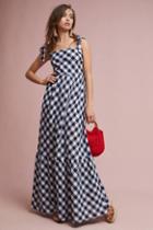 Steele Tiered Gingham Maxi Dress