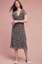 Anna Sui Penny Silk Midi Dress