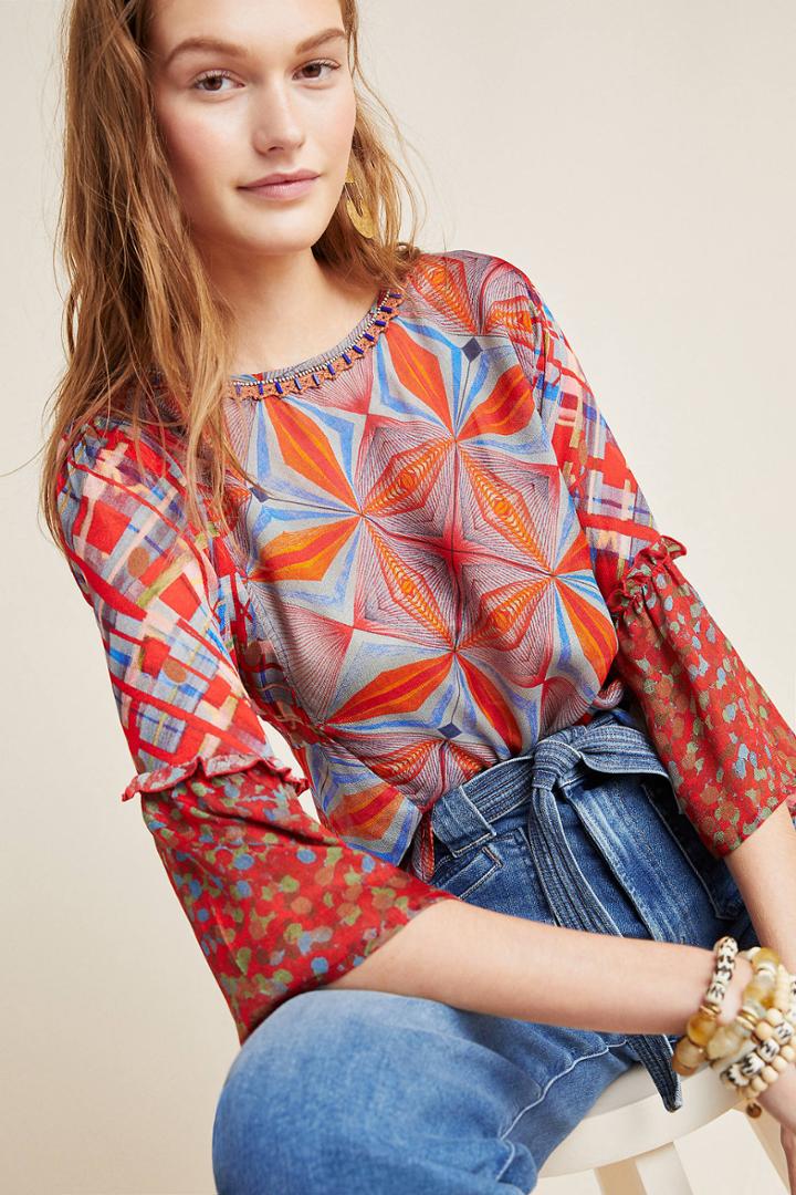 Bl-nk Camillia Bell-sleeved Blouse