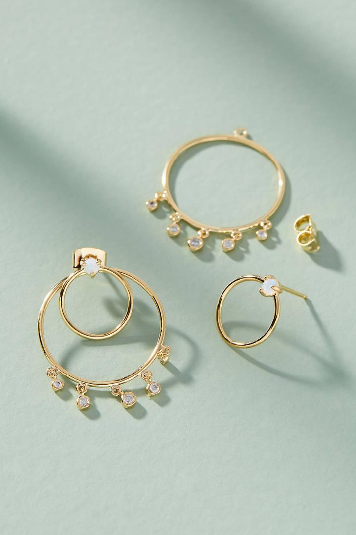Anthropologie Wanderer Front-back Earrings