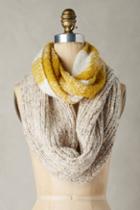 Anthropologie Patched Plaid Infinity Scarf