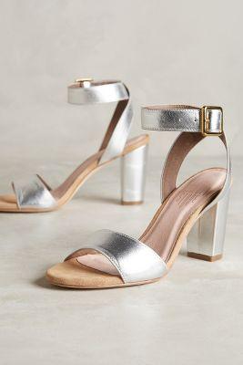 Charlotte Stone Samia Heels Silver