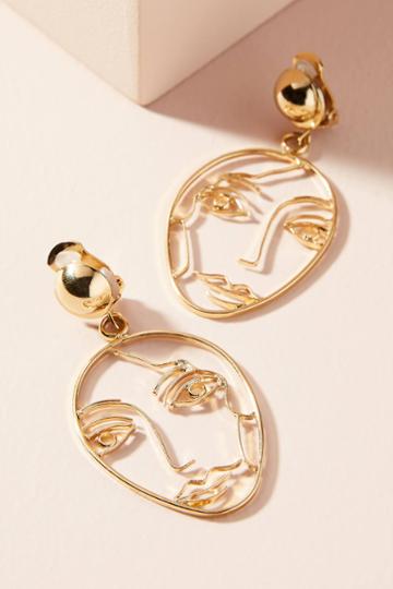 Antonio & Miranda Faces Drop Earrings