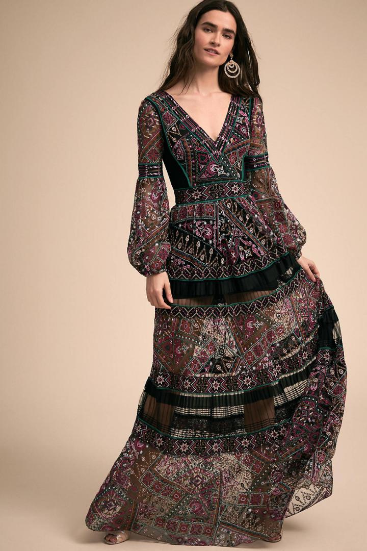 Anthropologie Fidella Wedding Guest Dress
