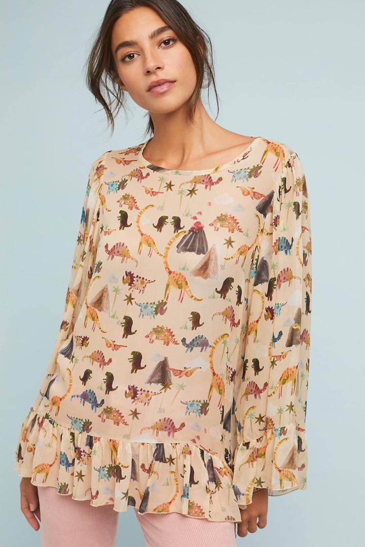 Ottod'ame Dinosaur Blouse