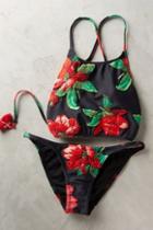 Salinas Embroidered Bikini Red Motif