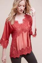 Moulinette Soeurs Bell-sleeve Lace Blouse