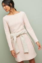 Saturday/sunday Textured Chevron Dress