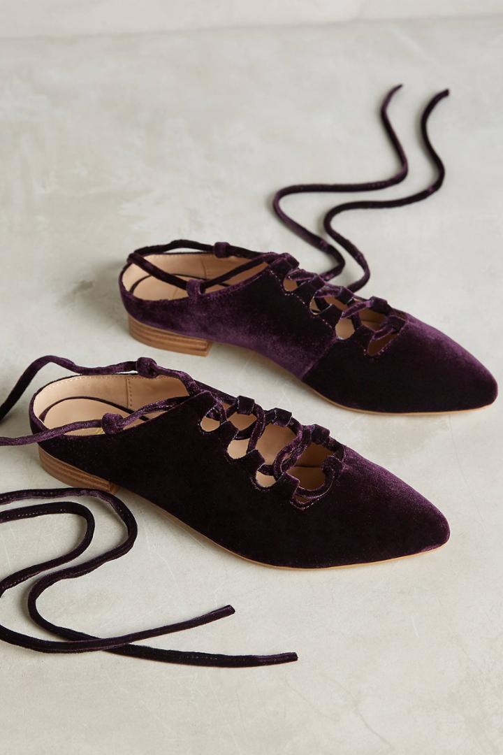 Billy Ella Briton Velvet Slides