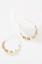 Anthropologie Waverly Hoop Earrings