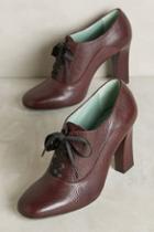 Paola D'arcano Paola D'arcano Lace-up Heeled Oxfords