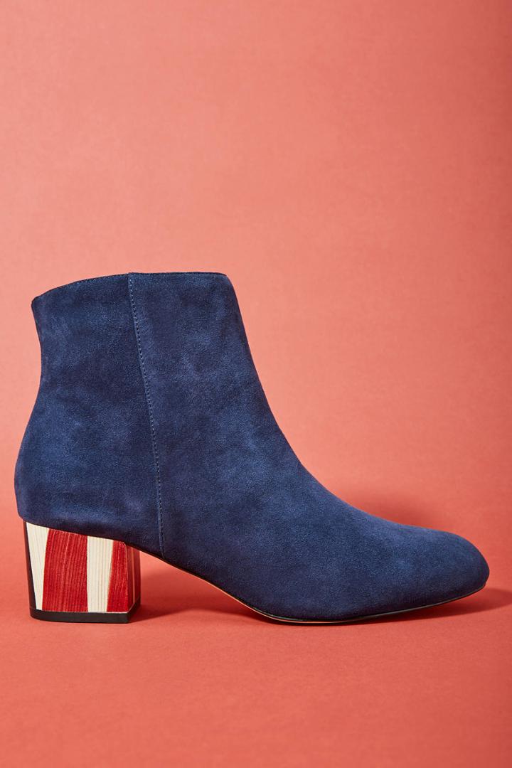 Anthropologie Statement Heel Boots