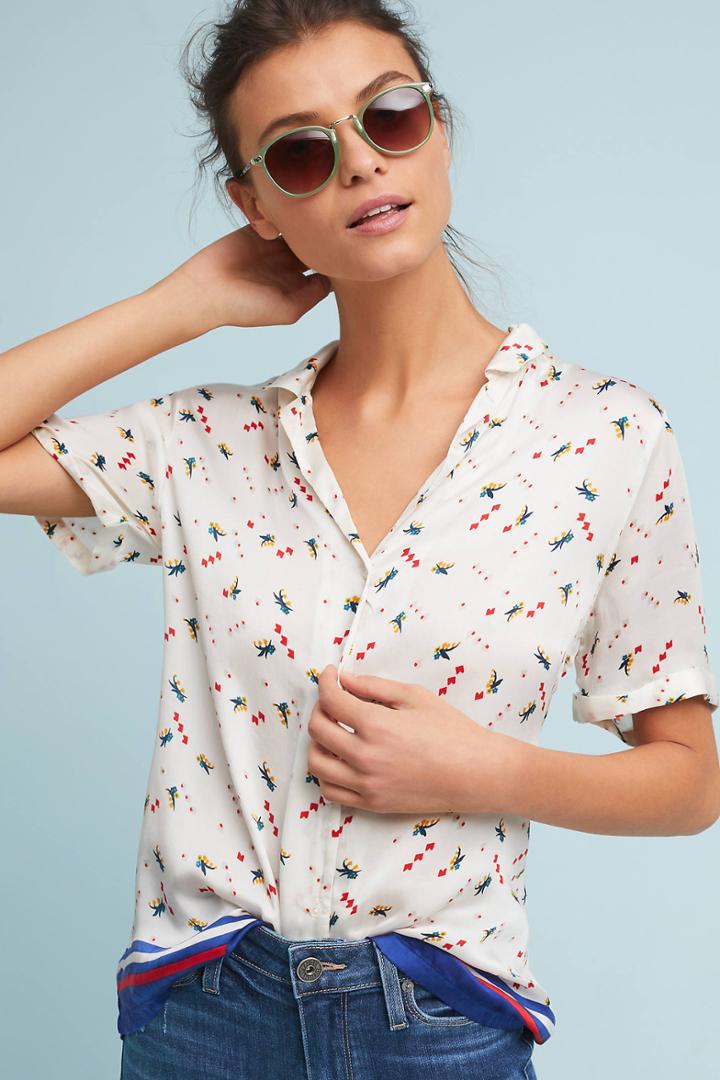 Teoh & Lea Daphne Printed Buttondown