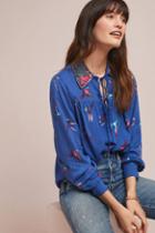 Ranna Gill Audubon Embroidered Blouse