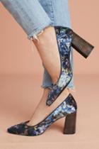 Elysess Velvet Print Heels
